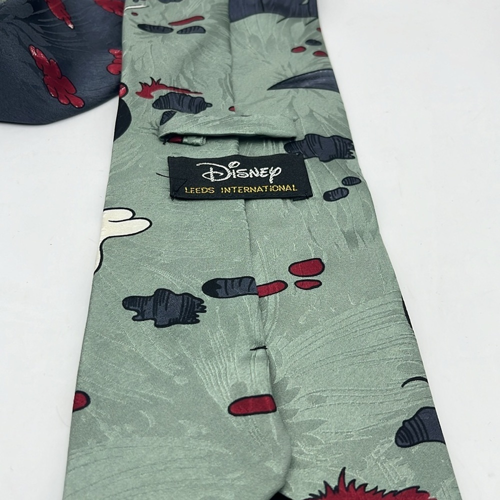 Disney 90s silk vintage golf tie Mickey Minnie Goofy rare - Picture 4 of 4